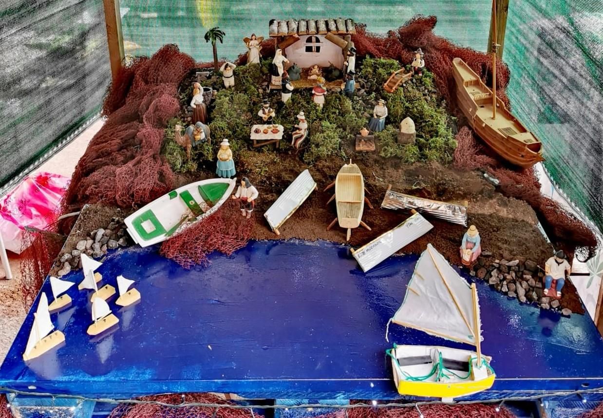 Imagen del belén marinero.