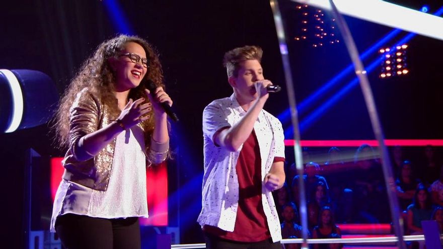 Júlia y Fredrik en las últimas batallas de La Voz