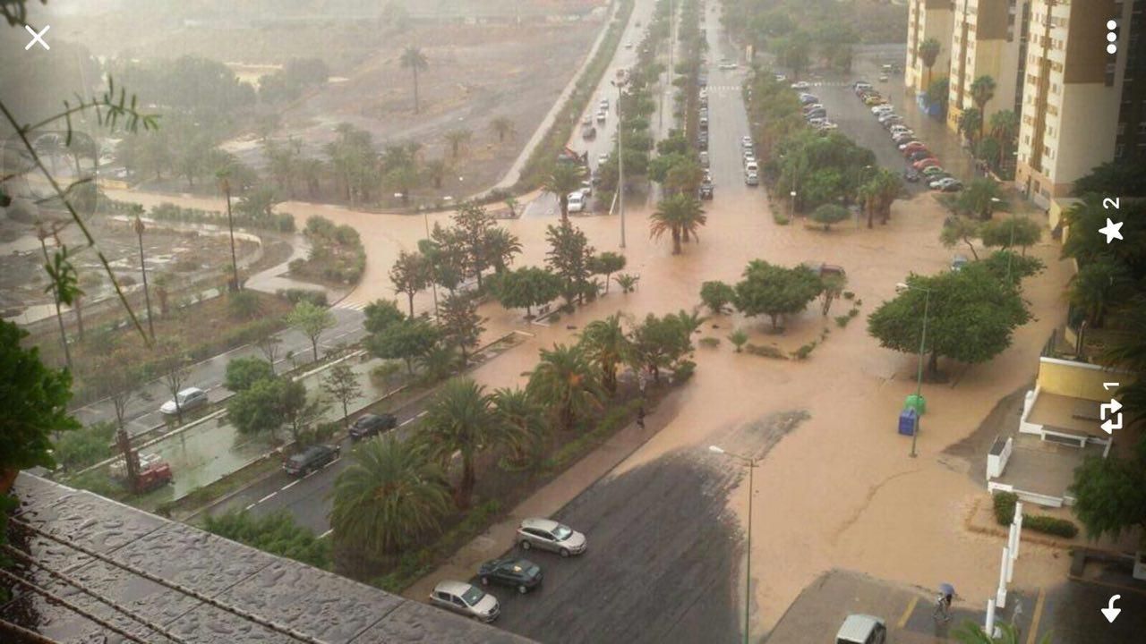 Inundaciones en Gran Canaria.