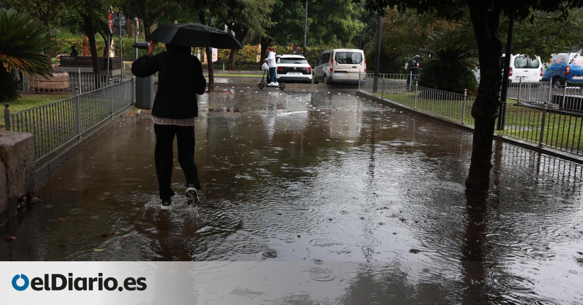 La Aemet espera una caída brusca de las temperaturas a partir del jueves
