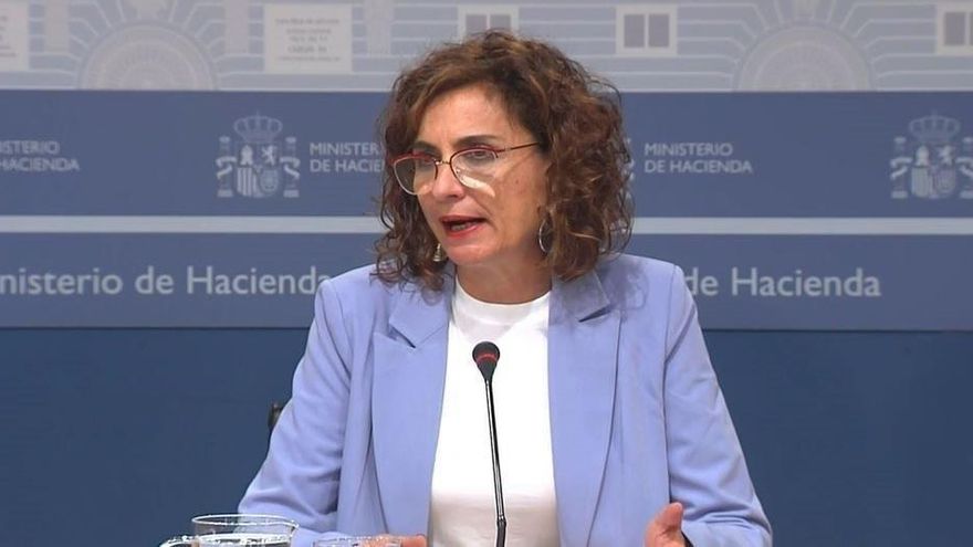 La ministra de Hacienda, María Jesús Montero.