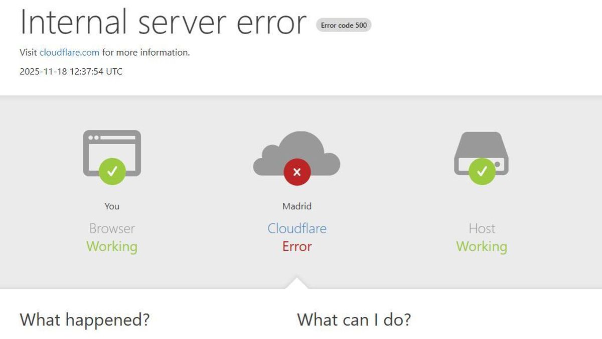 Una caída de Cloudflare deja sin servicios a Twitter, OpenAI o Amazon