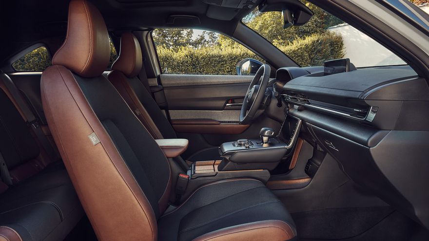 El interior del Mazda MX-30.