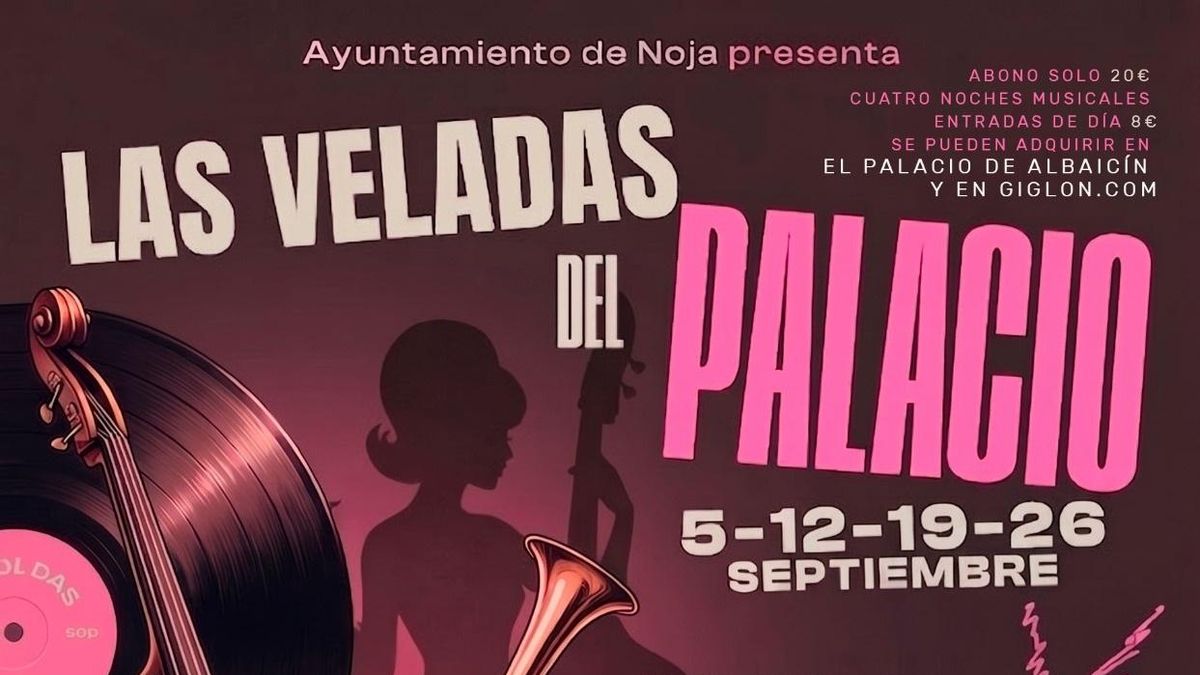 Noja acogerá en septiembre el ciclo 'Las veladas del Palacio', con cuatro noches de música al aire libre