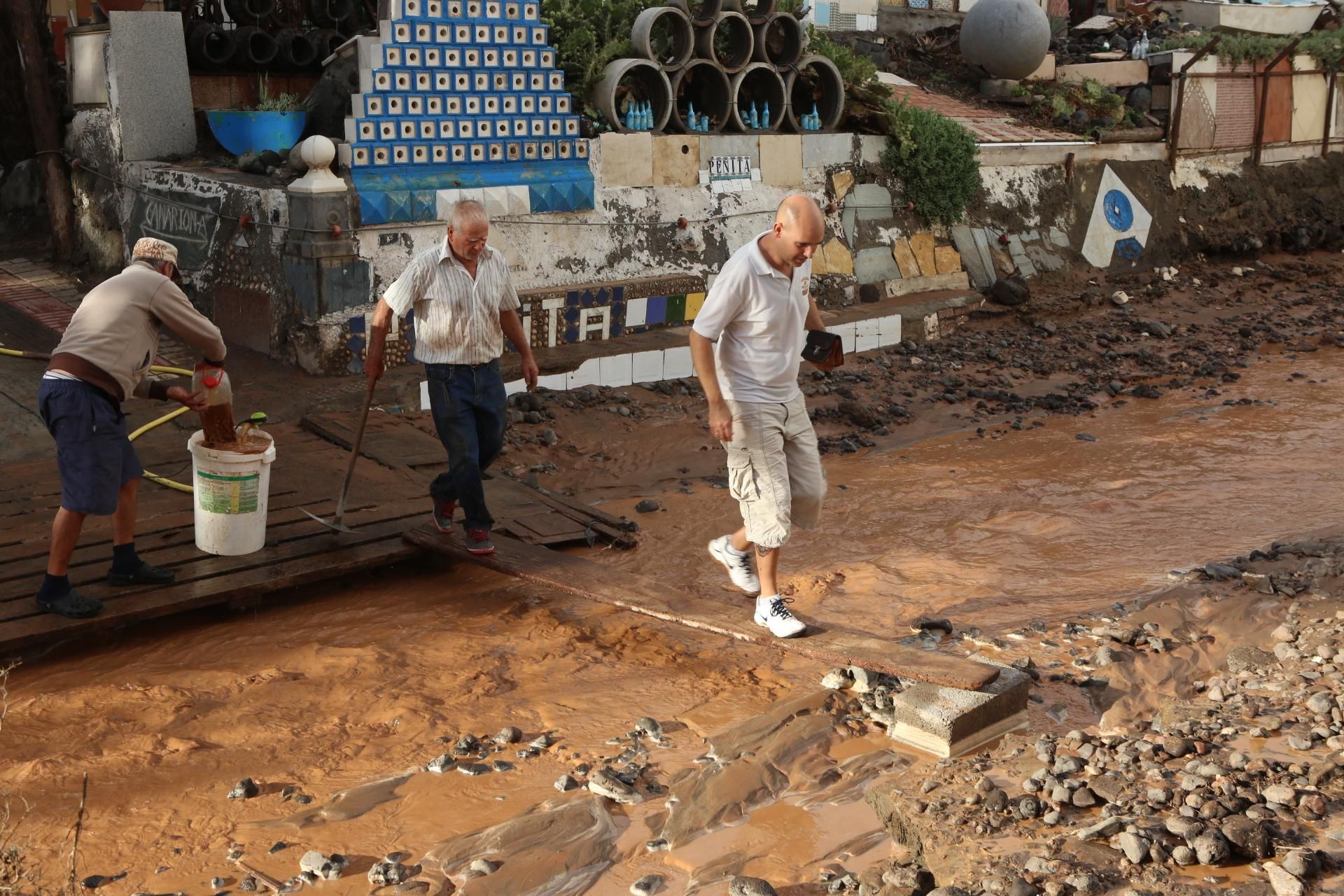 Temporal en Ojos de Garza. (ALEJANDRO RAMOS)