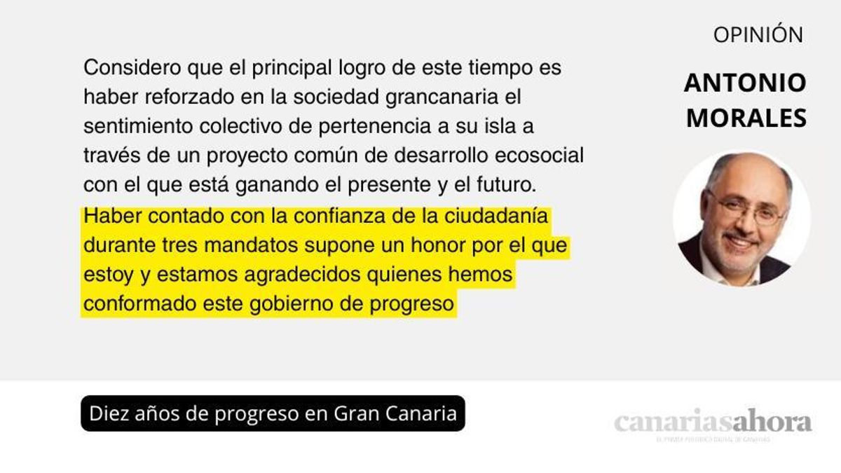 Diez años de progreso en Gran Canaria