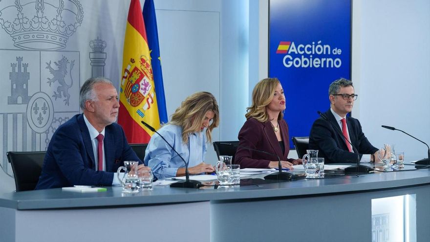 Rueda de prensa tras el Consejo de Ministros, en el Palacio de La Moncloa