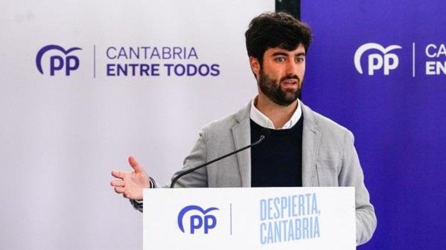 El candidato del PP a la Alcaldía de Castro Urdiales, Cristian Antuñano.