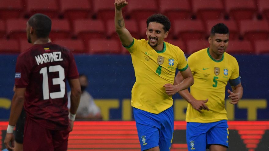 Brasil debutó con un triunfo sólido ante una Venezuela que evitó la goleada