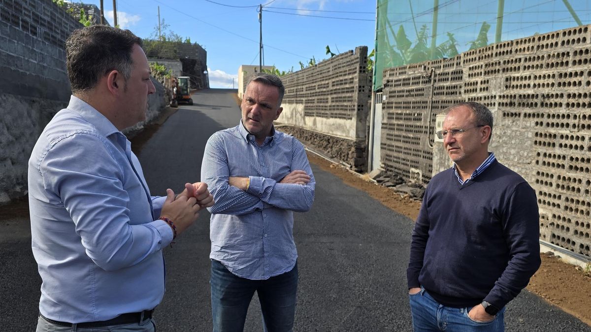 El Cabildo culmina “una obra clave” para la recuperación agraria en Las Hoyas de Tazacorte.