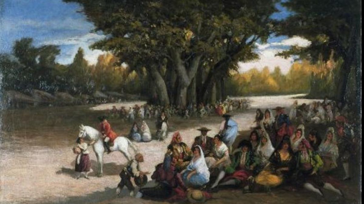 Distintos tipos retratados en la pradera por Francisco Navas