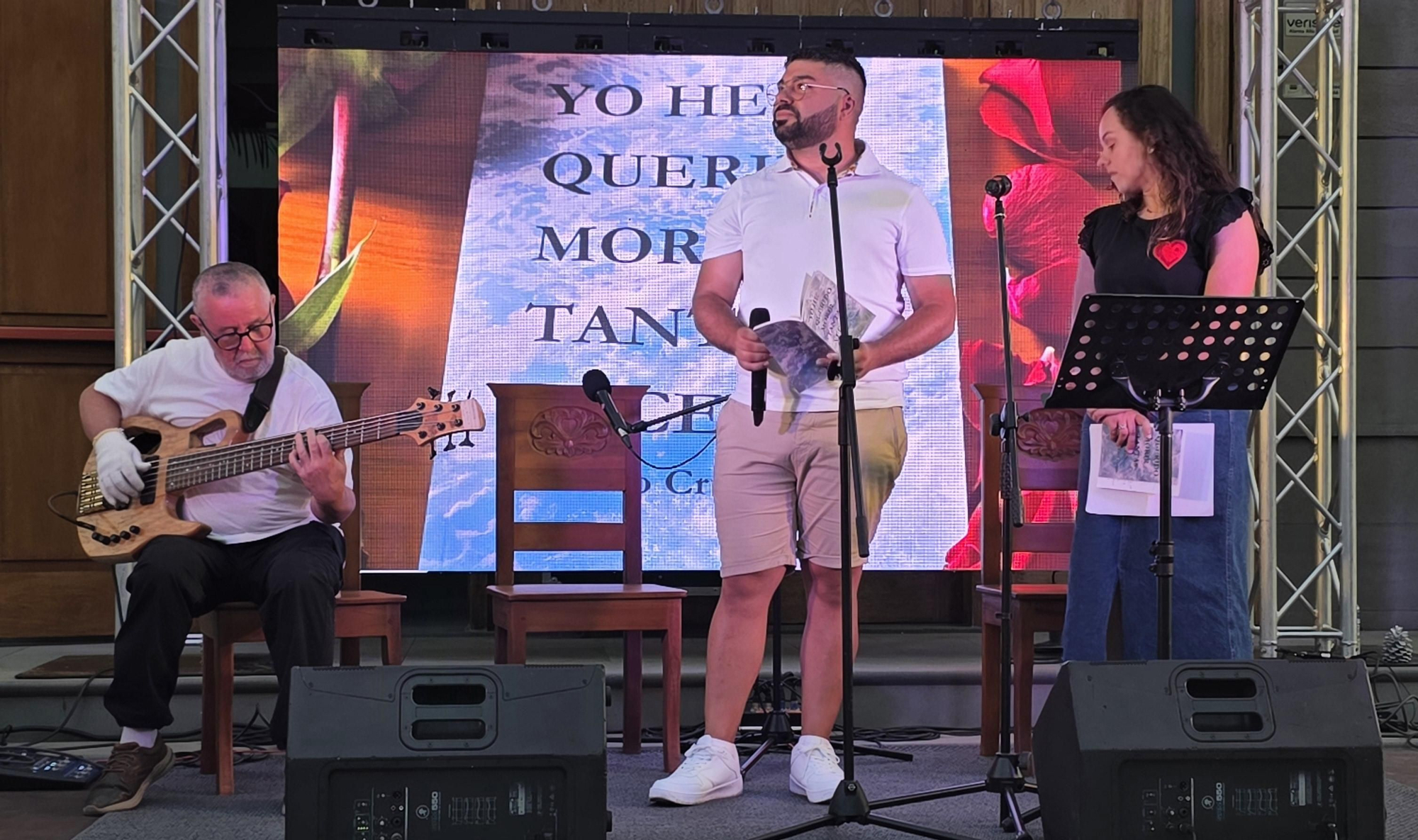 Alberto Méndez, Natalio Cruz y Sarai Rodríguez.