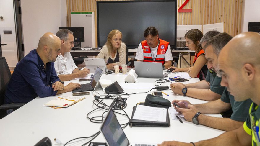 El CECOP permanece reunido en la sala del 112