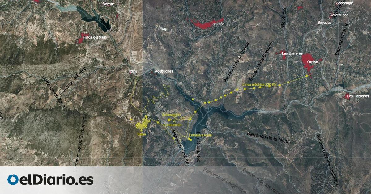 El Gobierno aprueba una hidroeléctrica de Villar Mir en un terreno “inestable” junto a la presa granadina de Rules