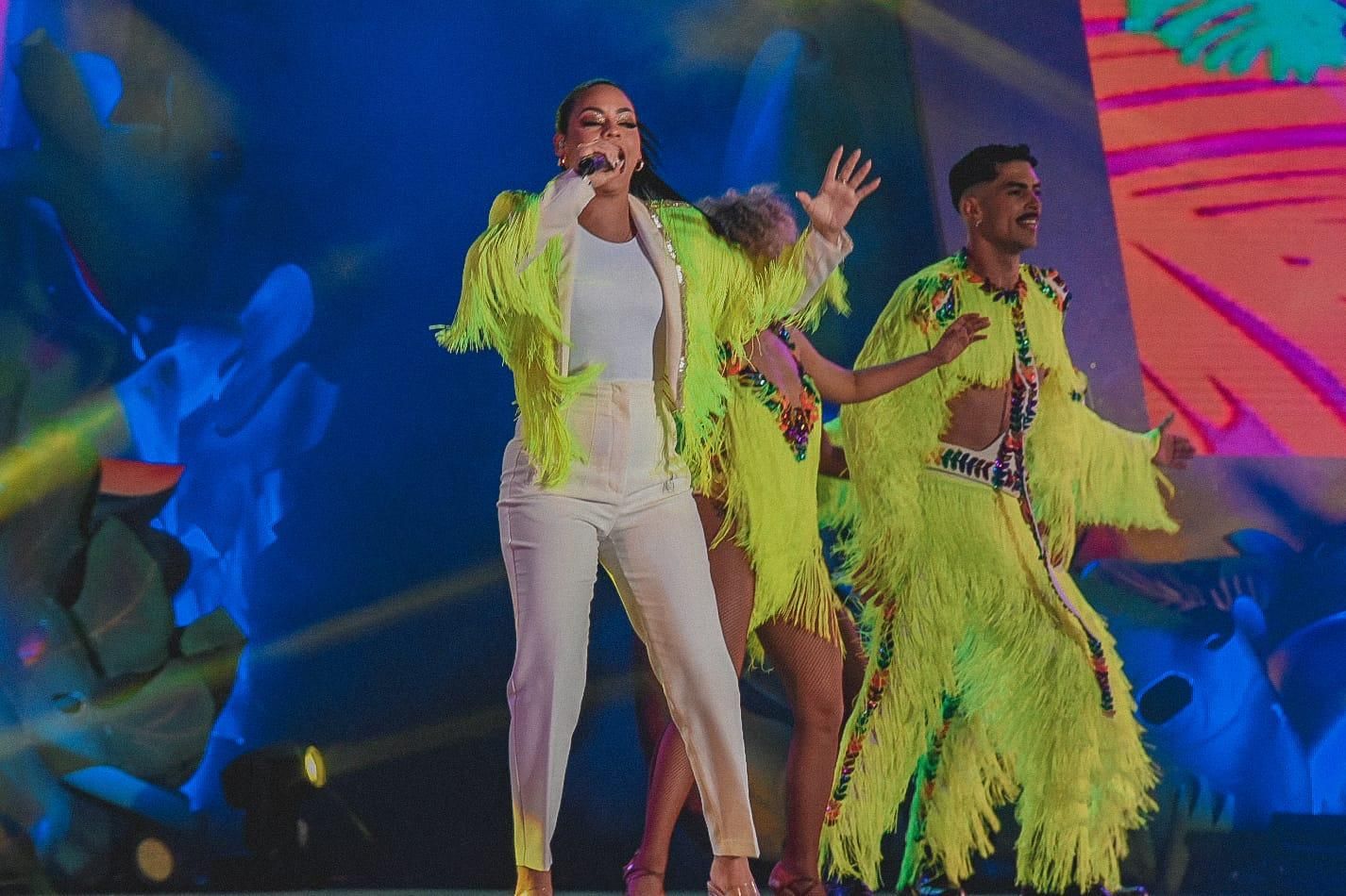 Laritza Bacallao actuando en la Gala Drag Maspalomas 2023