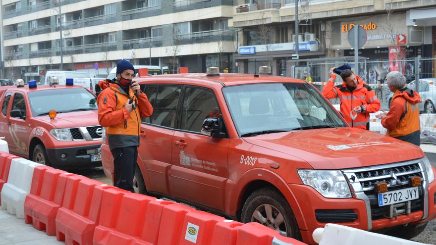 Una unidad de Bomberos de Navarra