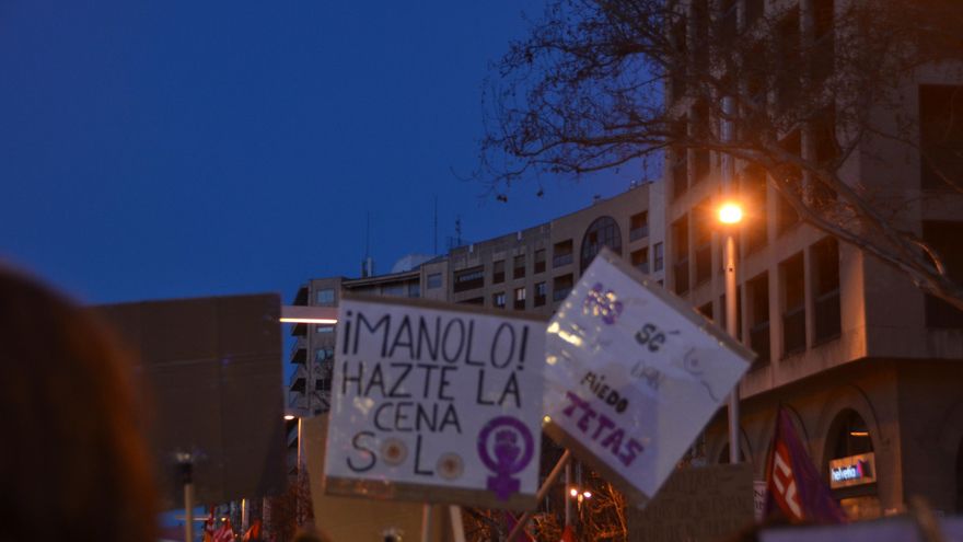 Manifestación del 8M en Zaragoza
