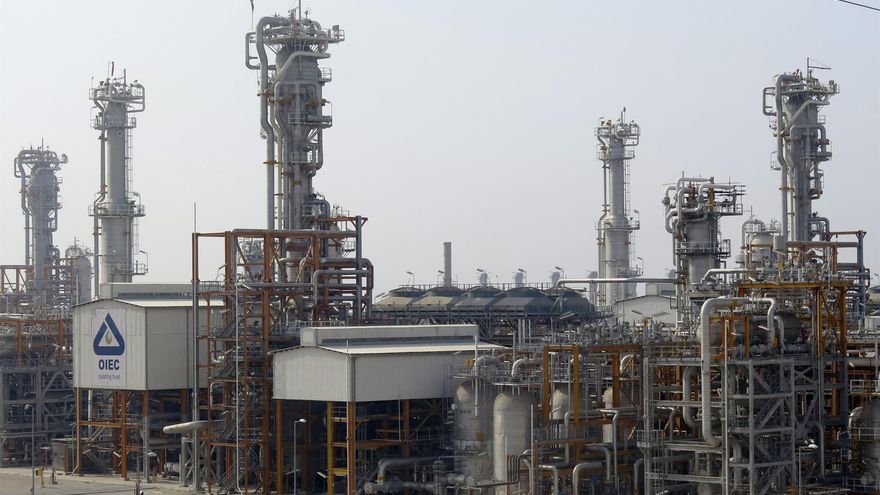 El yacimiento de gas de Pars Sur, el mayor del mundo de este hidrocarburo y compartido con Catar, en una fotografía de archivo.