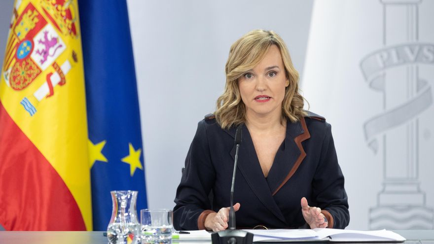 Pilar Alegría, a 28 de noviembre de 2023