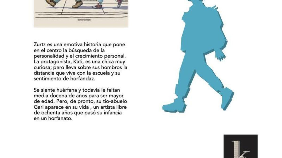 Captura de la página del dosier de los Premios Euskadi Literatura 2026 con la información sobre la obra 'Zurtz'