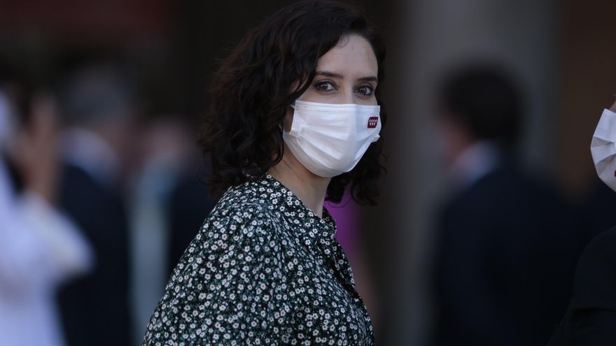 La presidenta de la Comunidad de Madrid, Isabel Díaz Ayuso