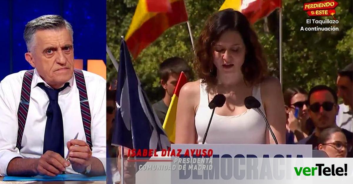 Vídeo: Wyoming ironiza con la "falta de libertad" que Ayuso ve en España:  "La clásica dictadura en la que te ponen un micro"