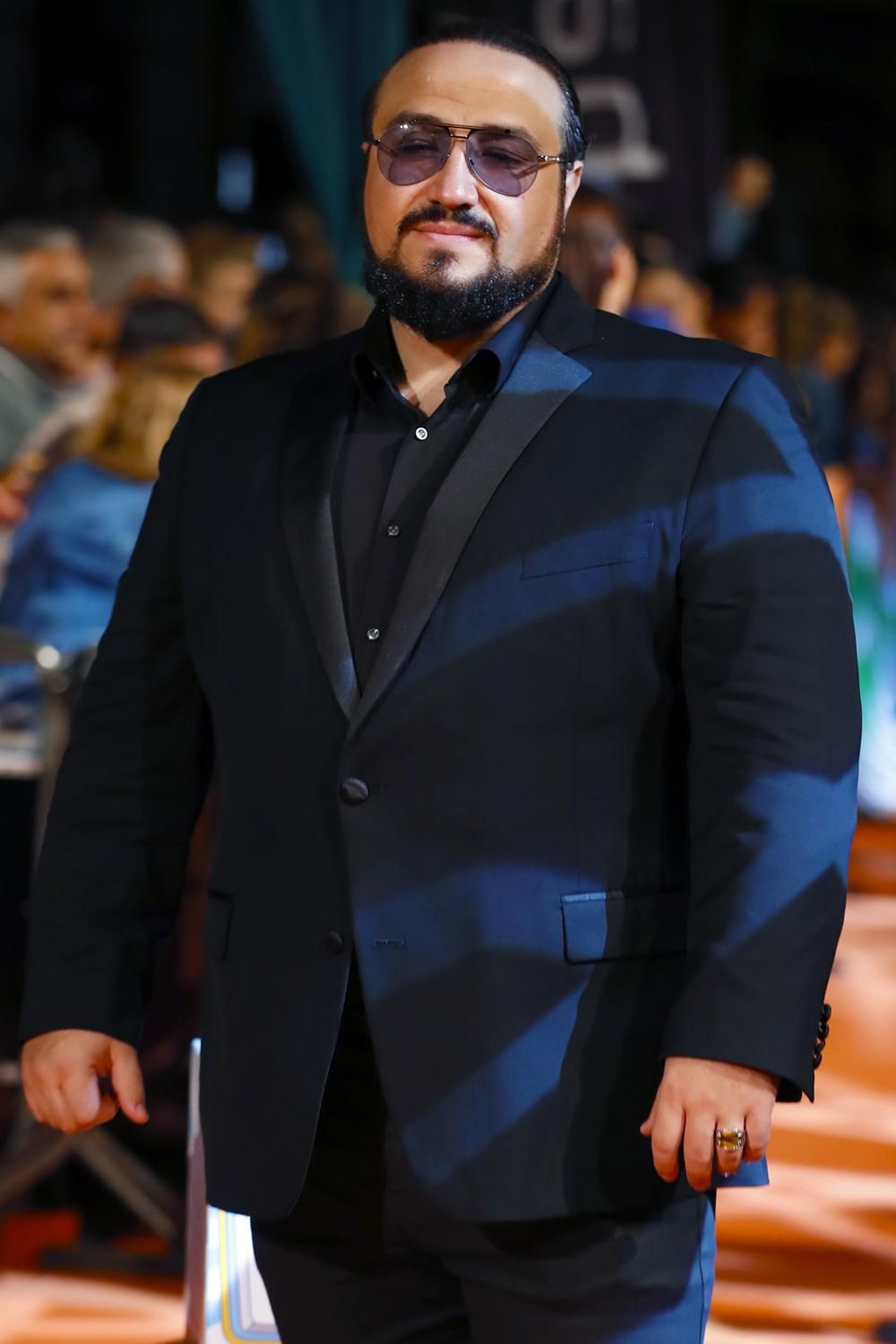 Franky Martín, en la alfombra naranja del FesTVal de Vitoria 2018