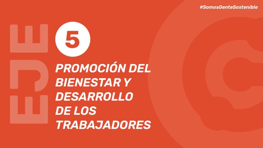 La promoción del bienestar y el desarrollo de los trabajadores, protagonistas en la campaña 'Seis ejes, un motivo' de Guaguas Municipales