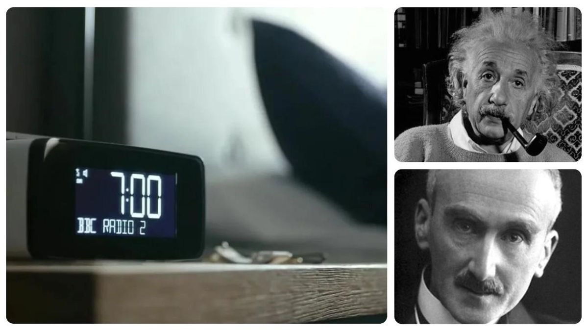 El tiempo es relativo según Einstein(arriba) y personal según Bergson (abajo).