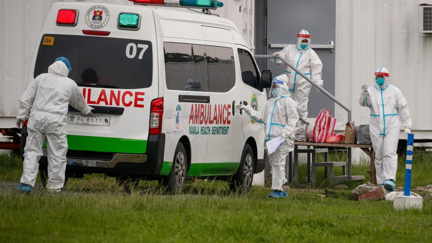 Filipinas alcanza dos millones de contagios en medio de su peor ola de covid EFE/EPA/MARK R. CRISTINO
