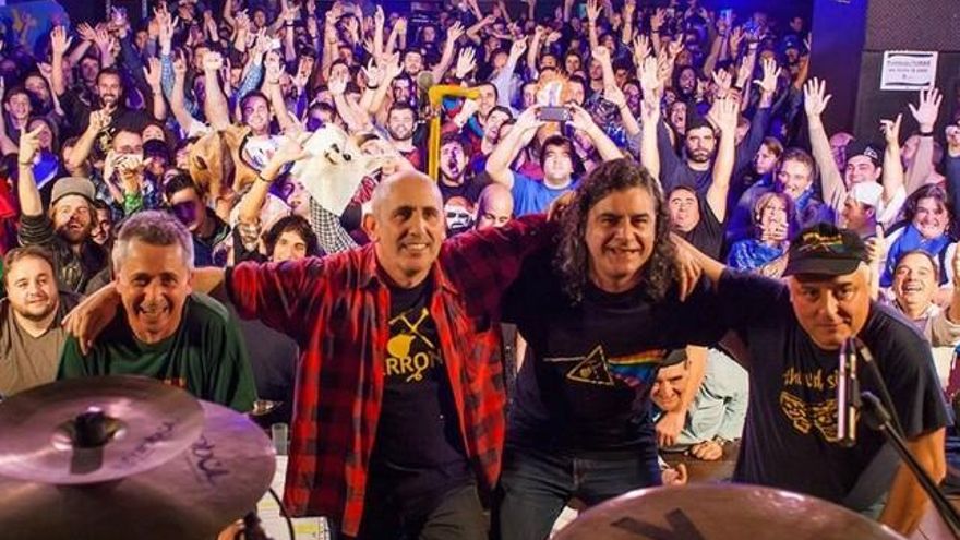 Foto de Los Berrones en concierto. / Andrés Abella