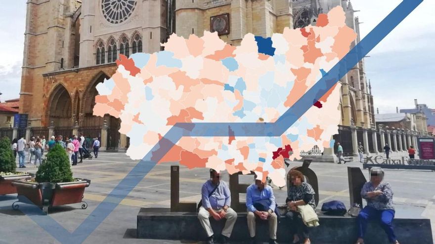 Los municipios de León que más crecen y los que más se vacían: así ha cambiado su población en un año