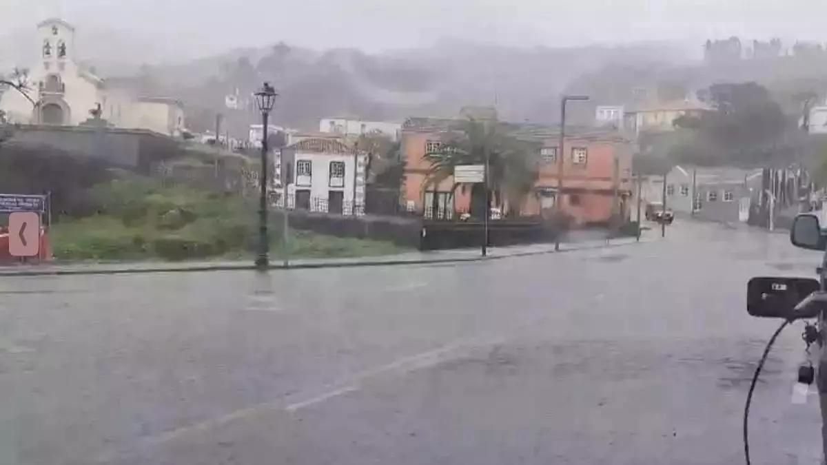 Lluvias este viernes en el norte de La Palma