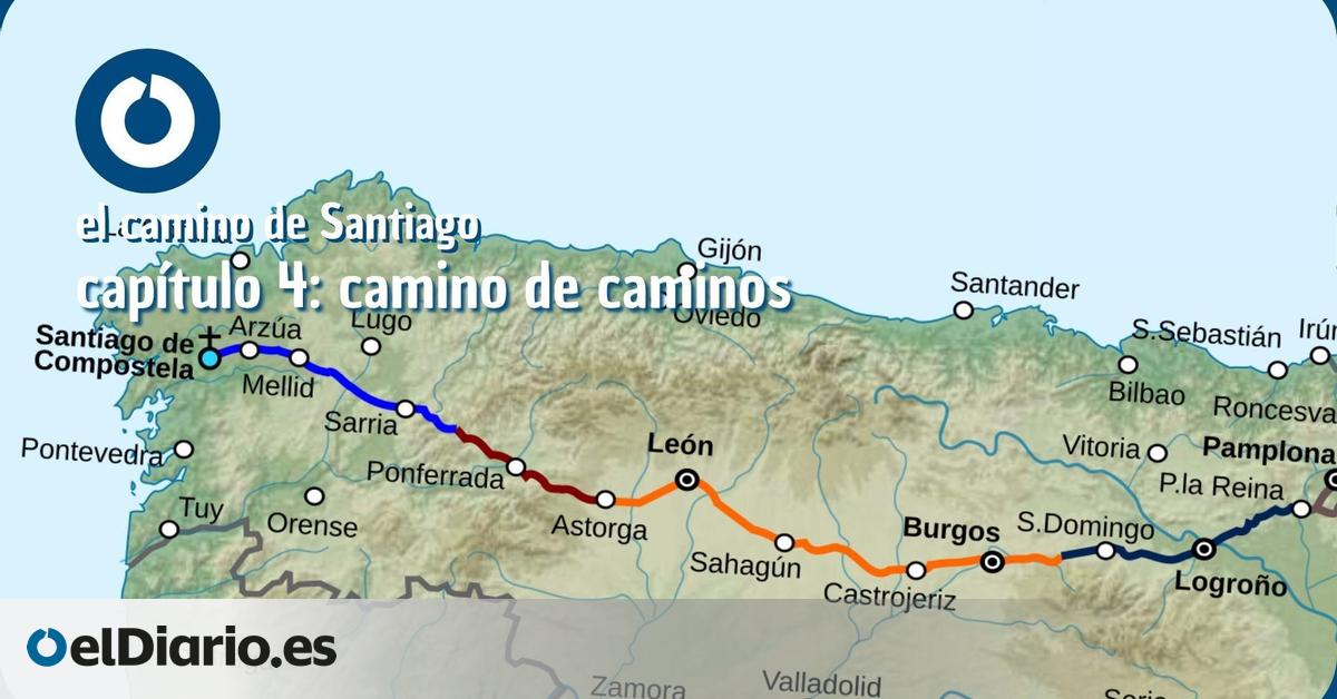 ¿Desde cuántos caminos se puede hacer el Camino de Santiago?