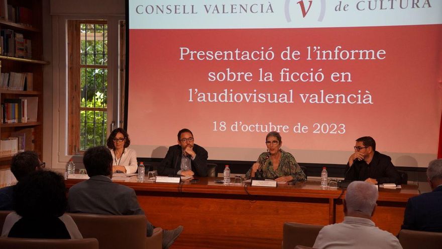 El Consell Valencià de Cultura presenta el informe sobre la ficción en valenciano.