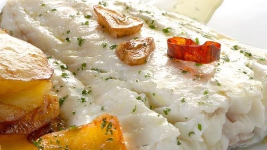 Bacalao al horno con refrito