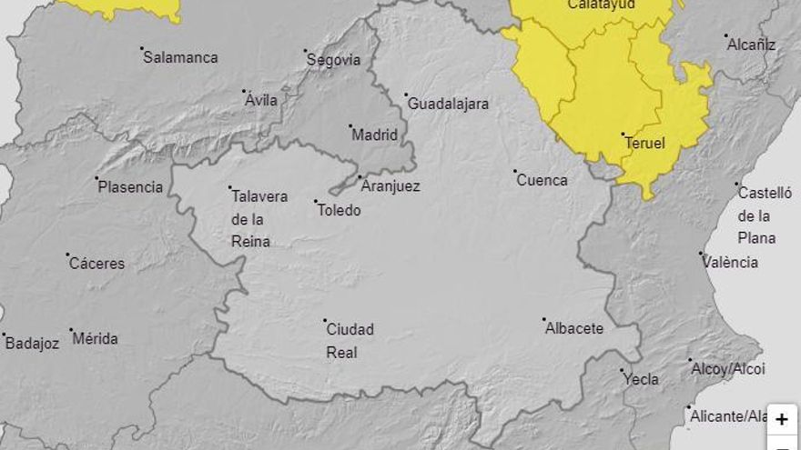 Aviso amarillo por rachas de viento de 90 kilómetros por hora en la comarca de Molina de Aragón