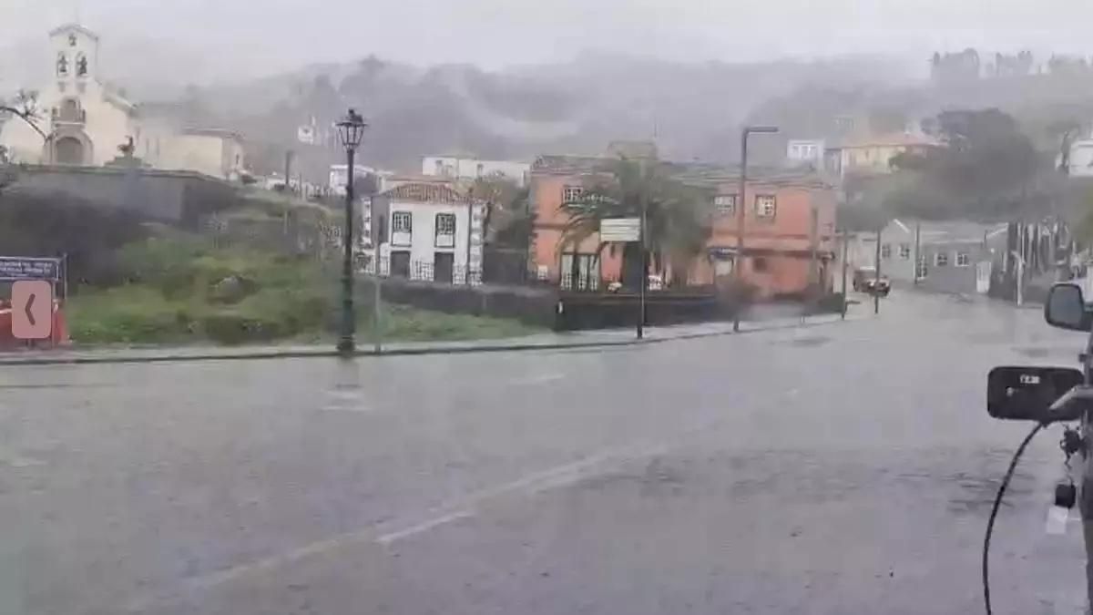 Lluvias este domingo en el norte de La Palma
