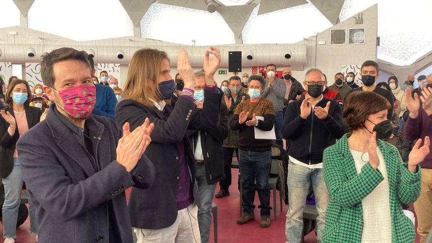 Pablo Iglesias irrumpe en la campaña de Castilla y León y da por cerrada la polémica sobre Garzón: "La gente le ha dado la vuelta al bulo"