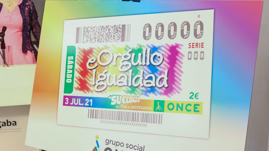 La ONCE lanza un cupón por la inclusión y la diversidad en el Día del Orgullo LGTBI+