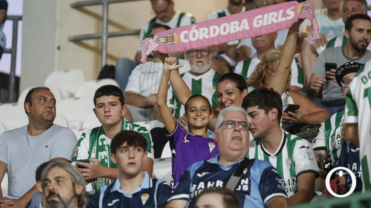 Grada Blanquiverde del Córdoba CF - CD Castellón