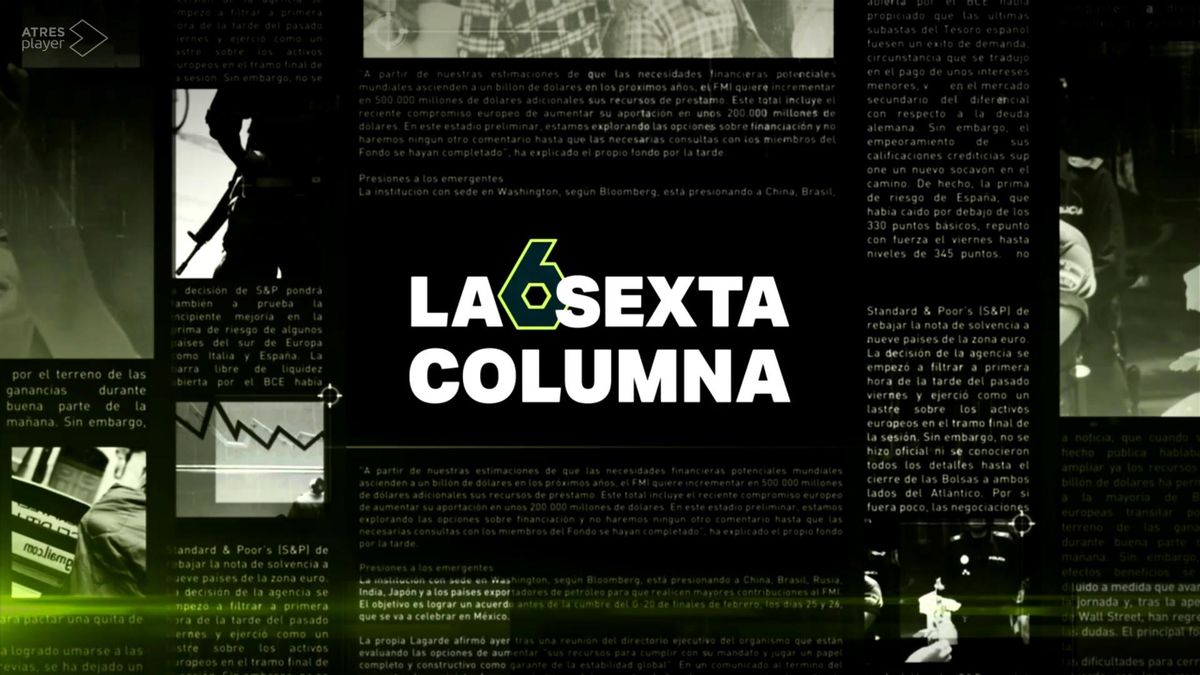 Cabecera de 'laSexta Columna'