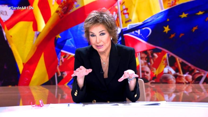'TardeAR' (9.4%) firma su peor lunes pese al giro de Ana Rosa a la política por el acuerdo PSOE-Junts