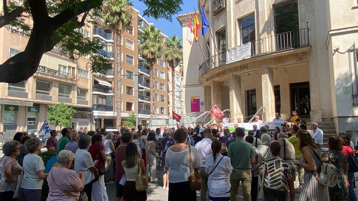 Protesta de personal sanitario en Ciudad Real ante la oleada de agresiones en Castilla-La Mancha. 700 incidentes en el último año solo en esta provincia