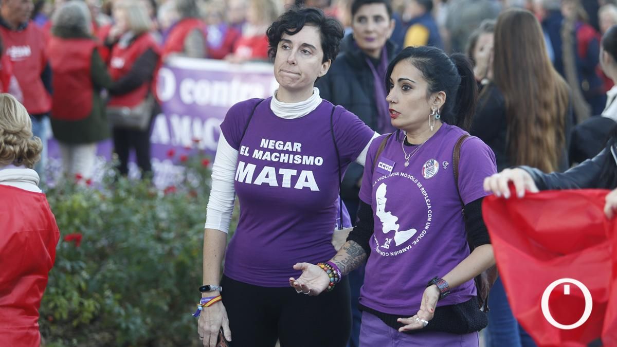 Manifestación contra la violencia machista 25N