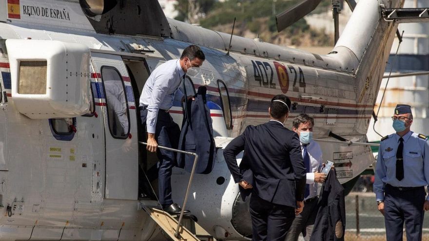 Pedro Sánchez llega a Ceuta para abordar la crisis migratoria