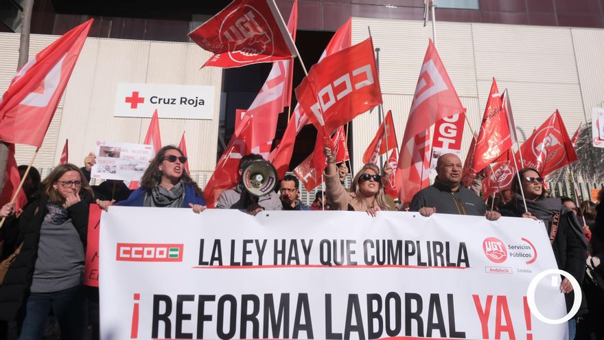 Trabajadores de Cruz Roja en Córdoba piden salarios dignos ajustados a la ley