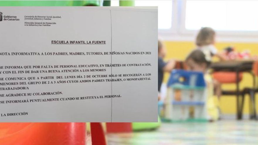 “Solo se recogerán menores cuyos padres trabajen”: las escuelas infantiles que dependen de Bienestar Social, sin personal