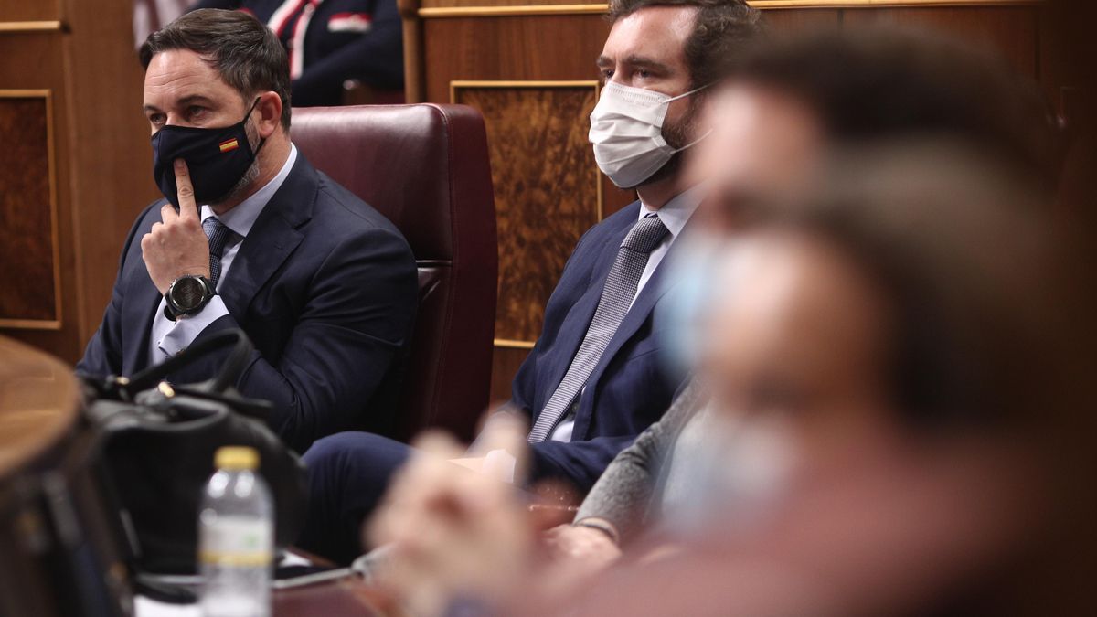 El presidente de Vox, Santiago Abascal