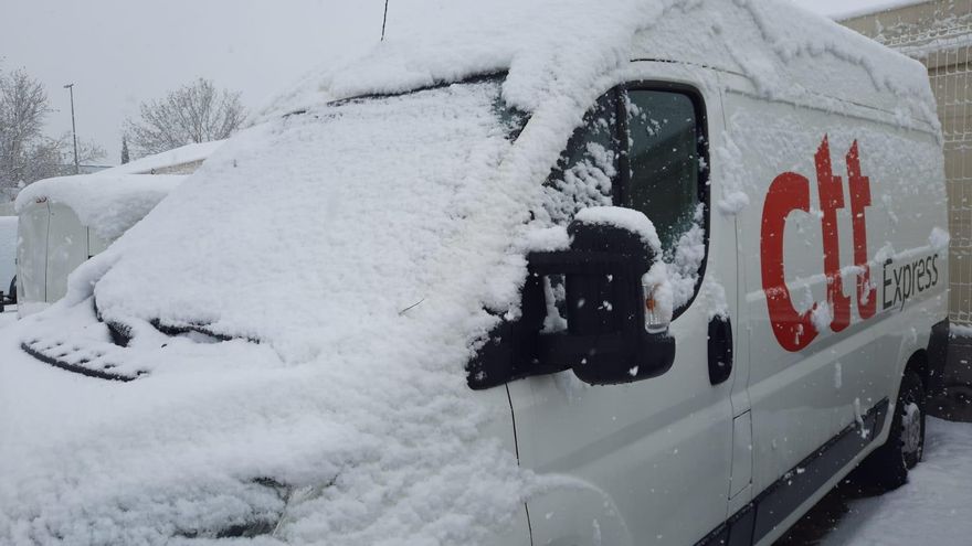 CTT Express recupera su actividad de distribución tras el fuerte temporal de nieve sufrido en España